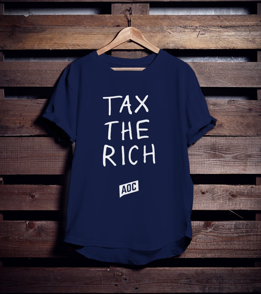 AOC Tax The Rich Ocasio Cortez Merch T-Shirt