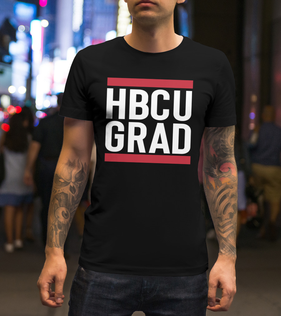 HBCU Grad Merch HBCU Grad Bold White T-Shirt