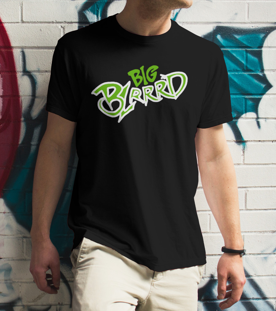 Pooh Shiesty Merch Big Blrrd Graphic Text Green T-Shirt