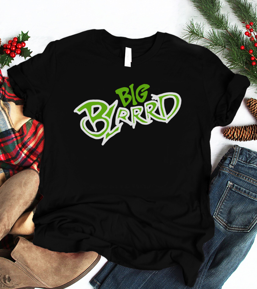 Pooh Shiesty Merch Big Blrrd Graphic Text Green T-Shirt