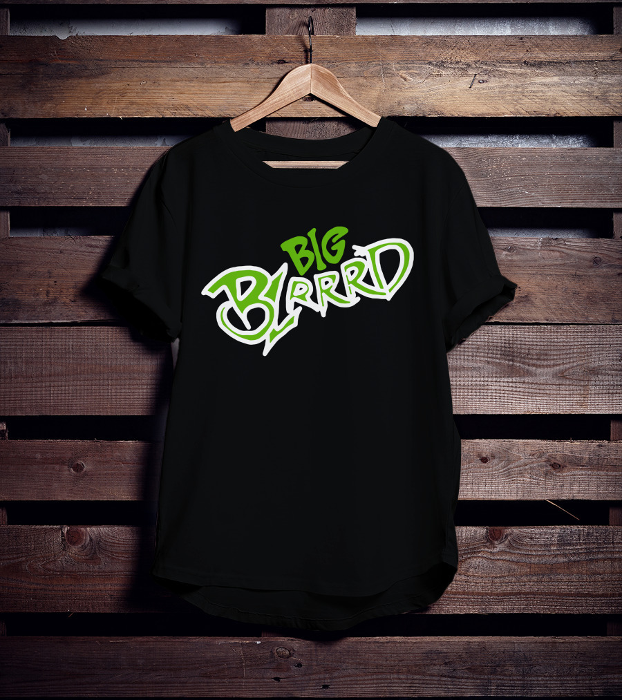 Pooh Shiesty Merch Big Blrrd Graphic Text Green T-Shirt