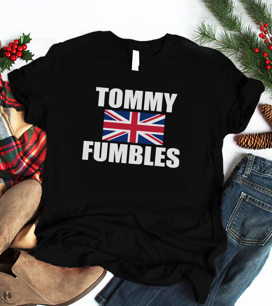 Jake Paul Merch Tommy Fumbles Union Jack Banner T-Shirt