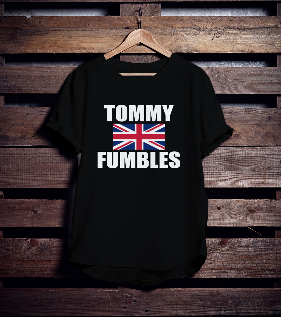 Jake Paul Merch Tommy Fumbles Union Jack Banner T-Shirt