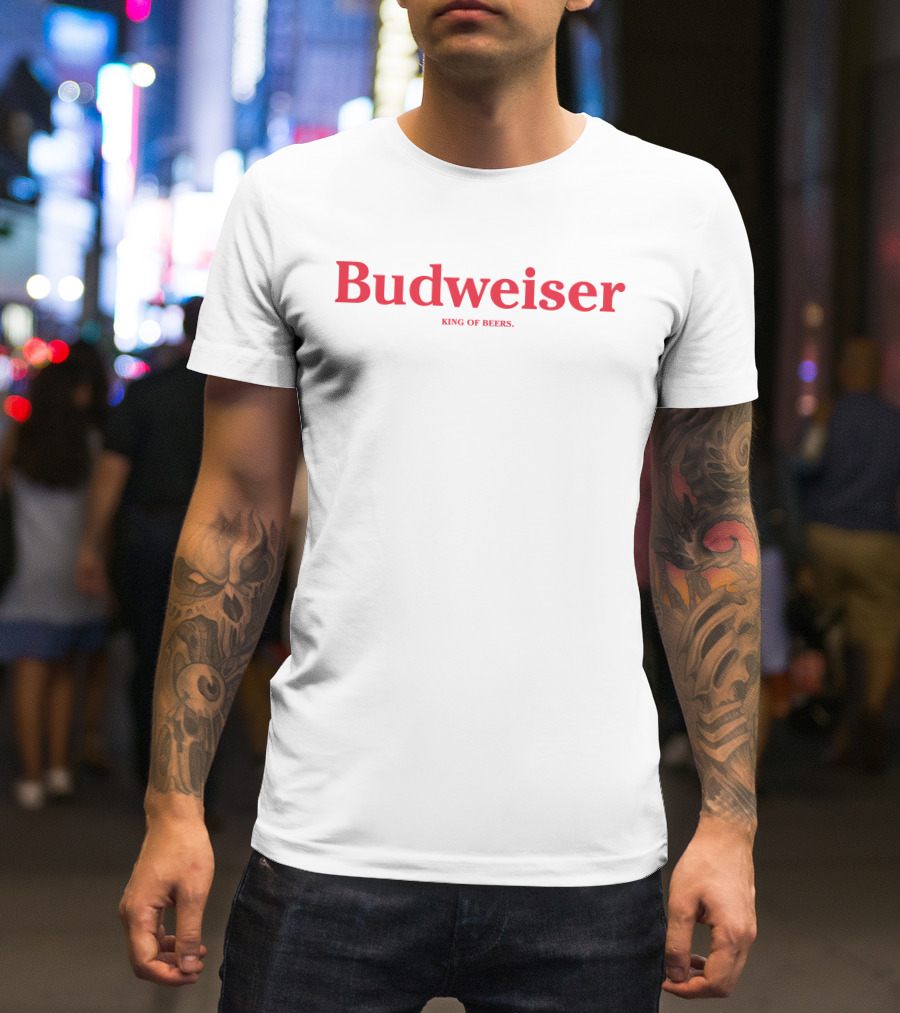 Budweiser King Of Beers Shop Beer Gear T-Shirt