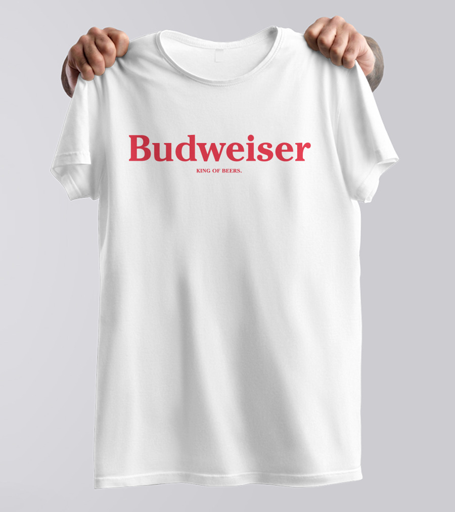 Budweiser King Of Beers Shop Beer Gear T-Shirt