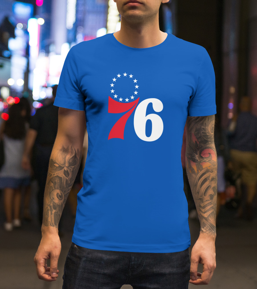 Philadelphia 76ers Furkan Korkmaz Stars T-Shirt