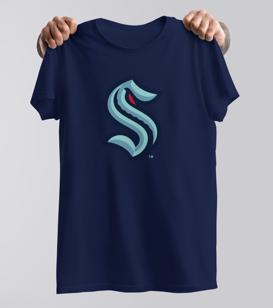Seattle Kraken Logo Blue And Red S T-Shirt