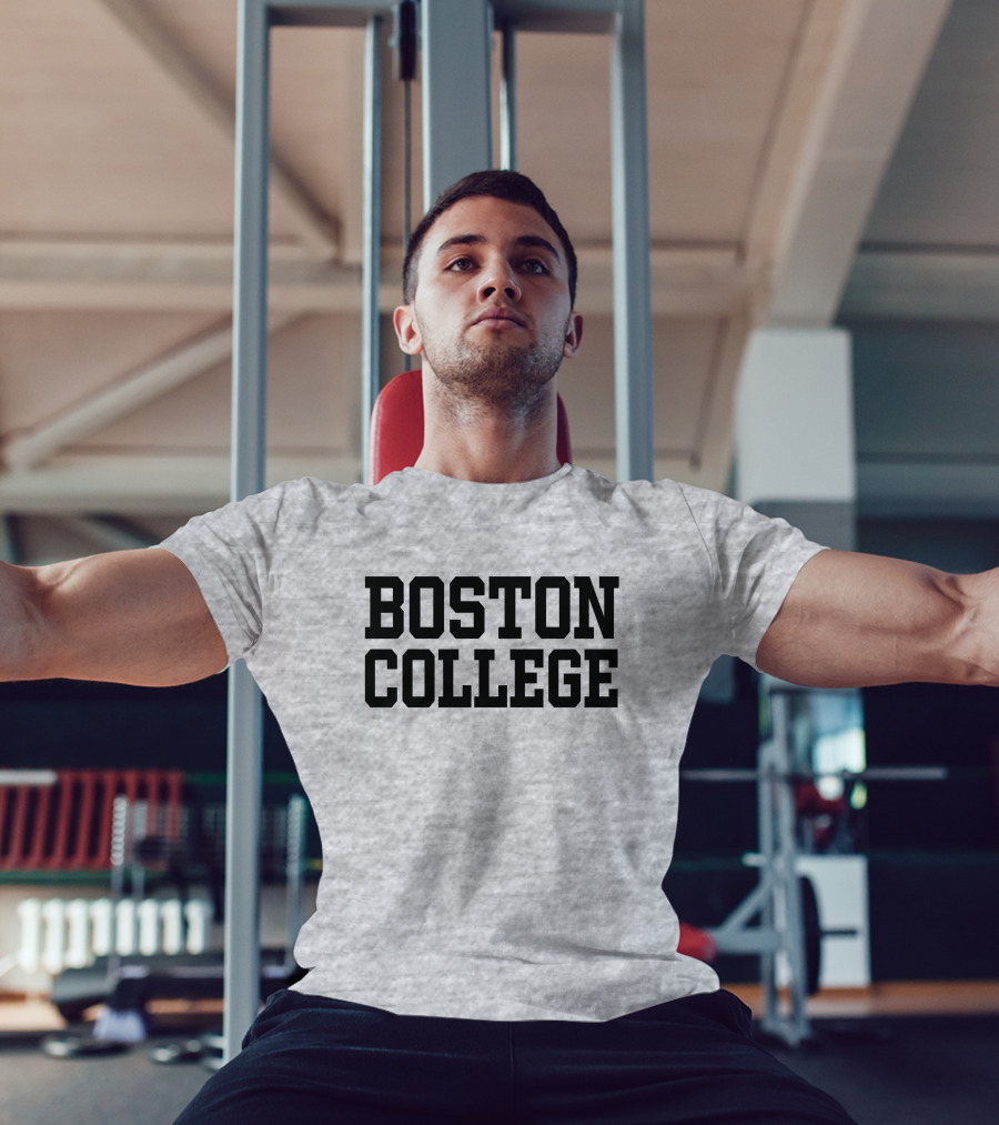 Boston College Dylan O'brien Archive Classic Style Collegiate Look T-Shirt