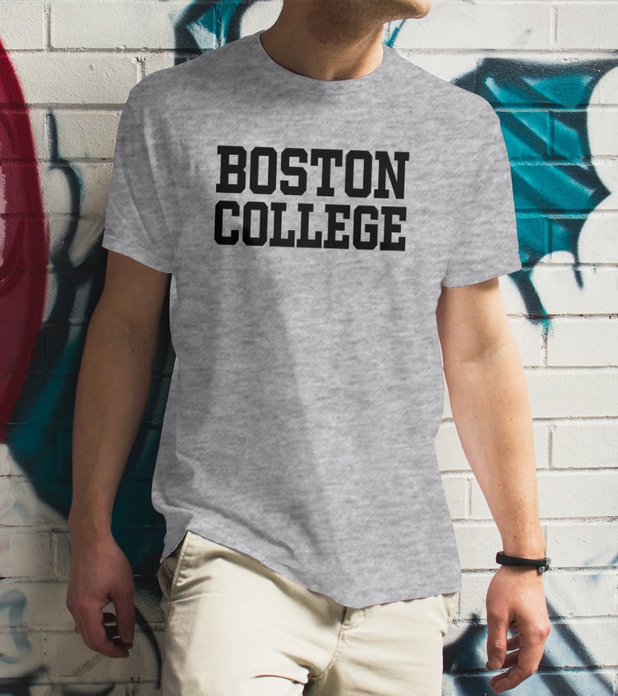 Boston College Dylan O'brien Archive Classic Style Collegiate Look T-Shirt