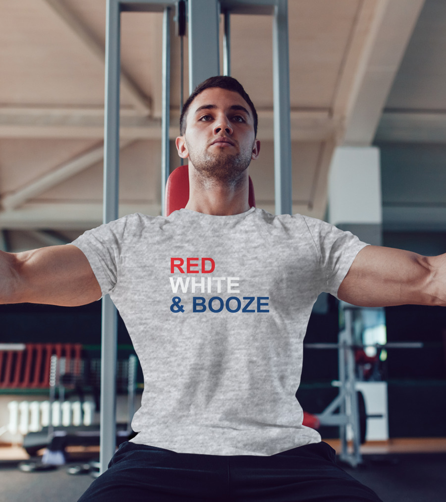 RED WHITE AND BOOZE Tim Young Merch T-Shirt