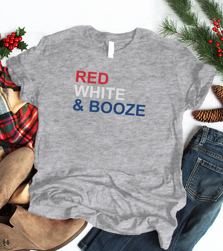 RED WHITE AND BOOZE Tim Young Merch T-Shirt