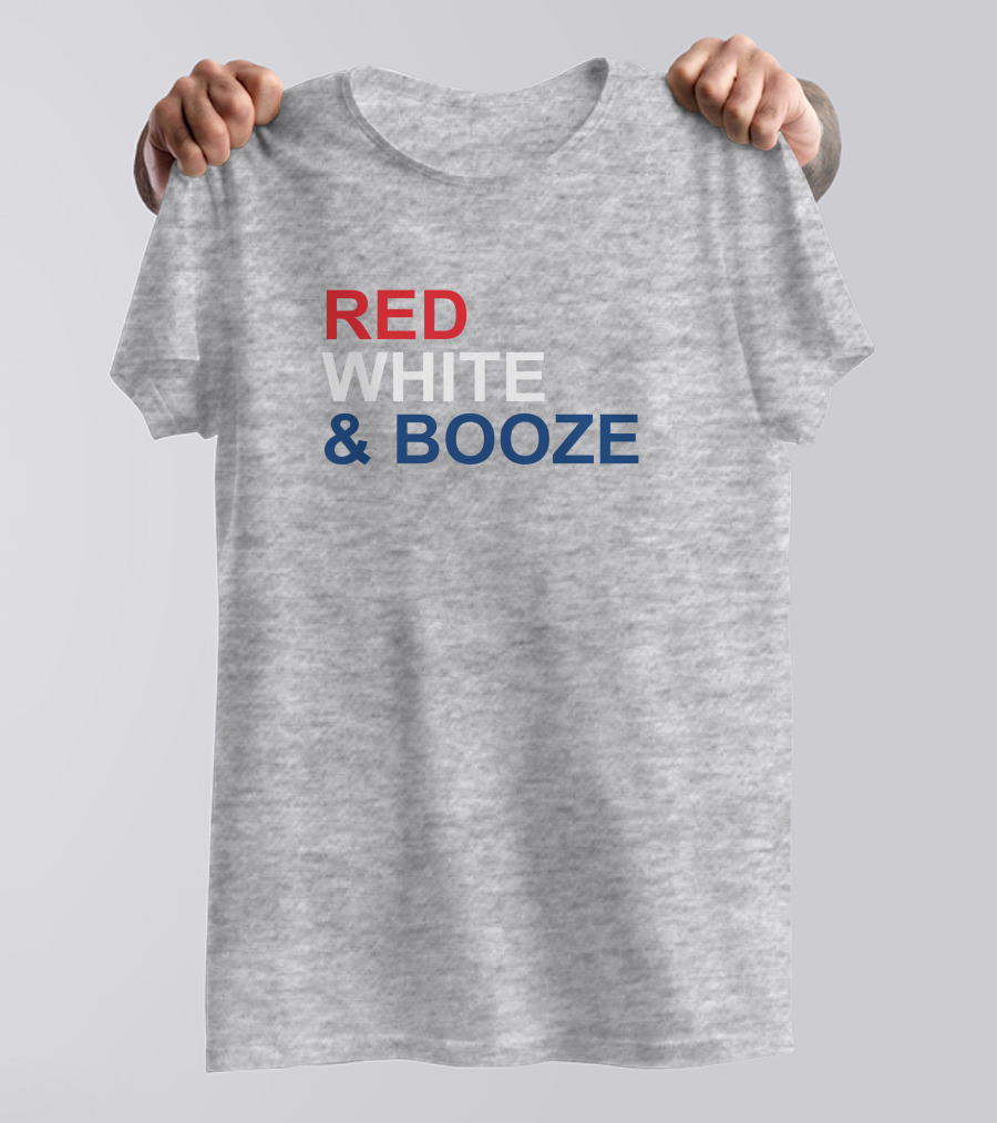 RED WHITE AND BOOZE Tim Young Merch T-Shirt