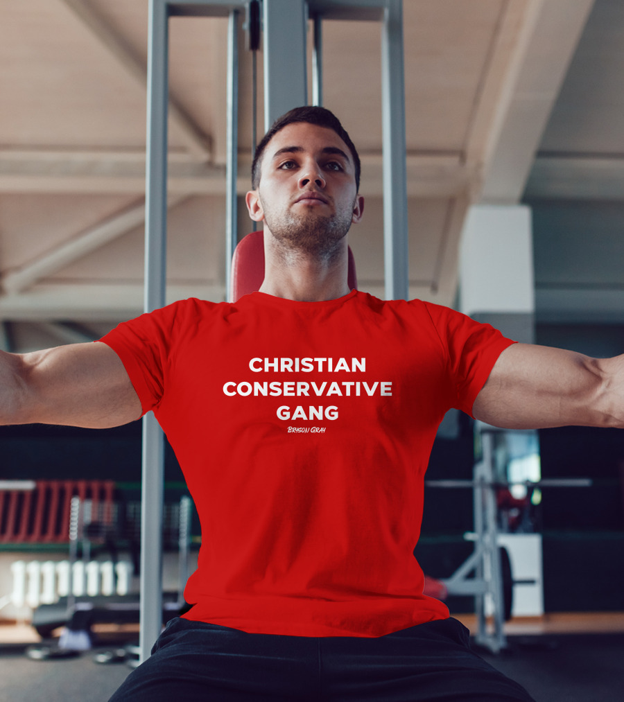 CHRISTIAN CONSERVATIVE GANG BRYSON GRAY T-Shirt