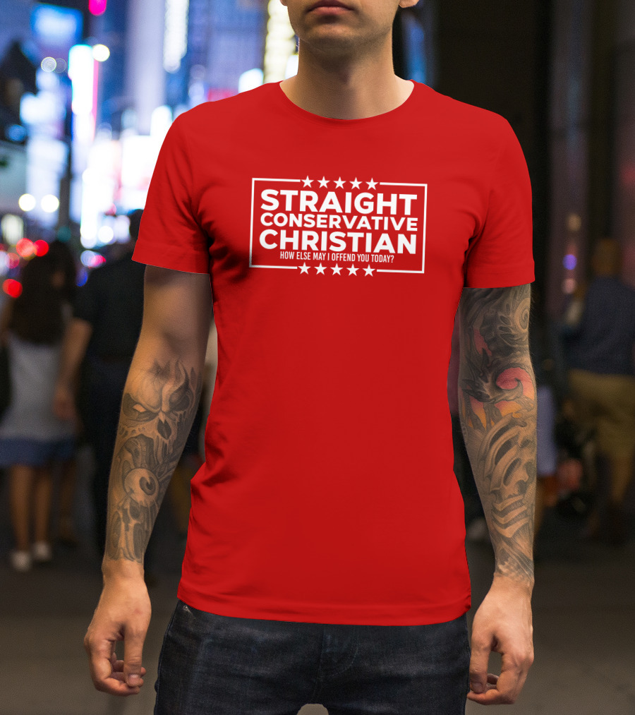 Hodgetwins Store Straight Conservative Christian How Else May I Offend You Today T-Shirt