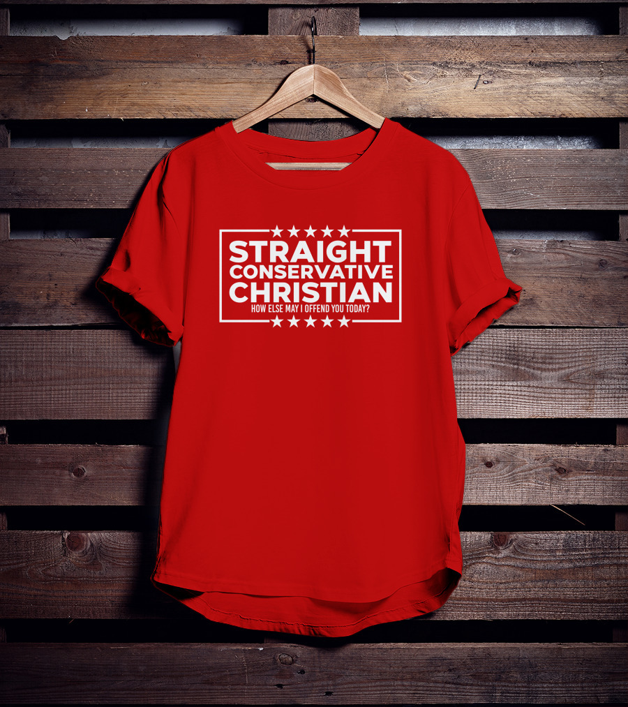 Hodgetwins Store Straight Conservative Christian How Else May I Offend You Today T-Shirt