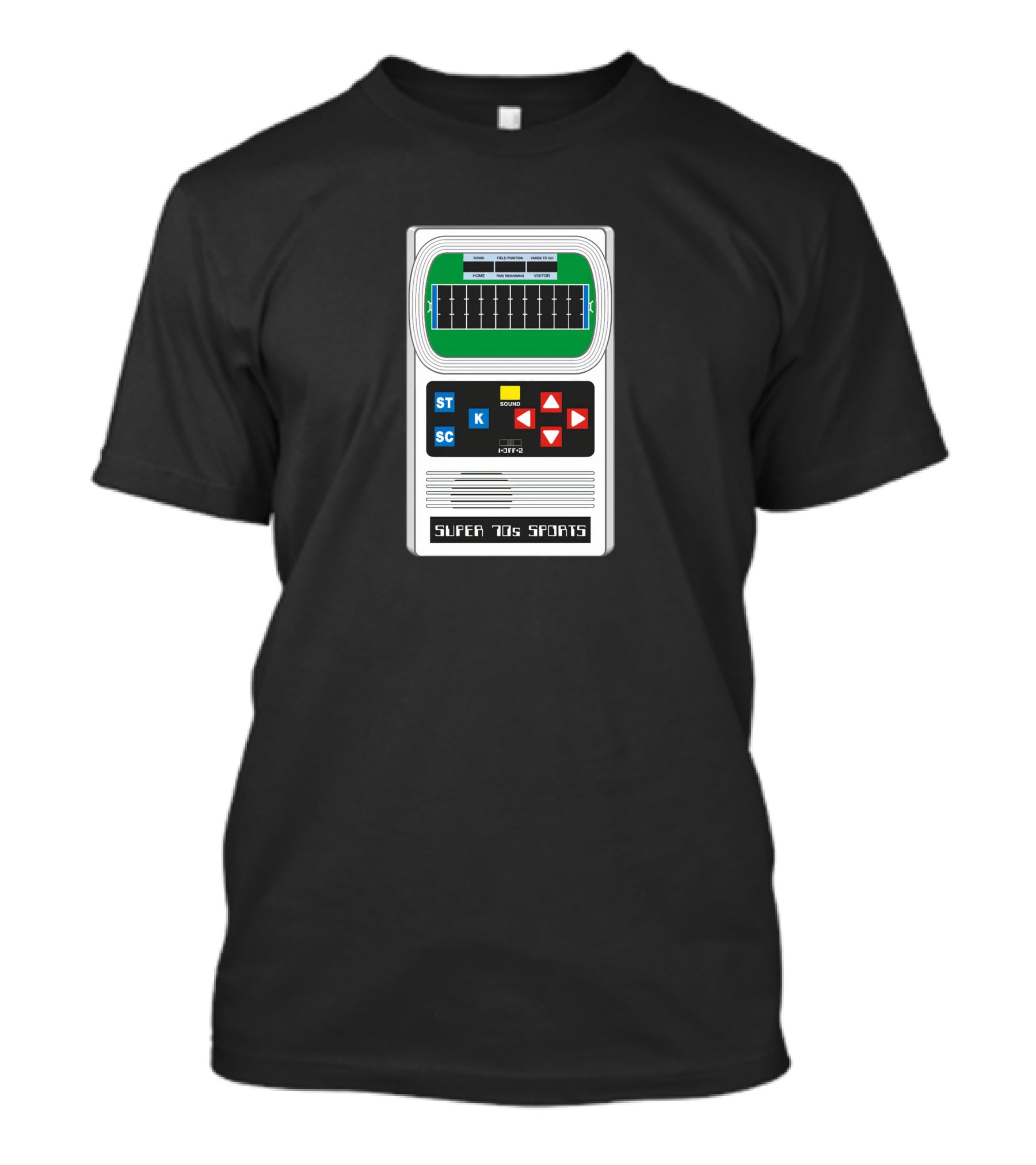Super 70s Sports Electronic Football Retro Handheld Game T-Shirt