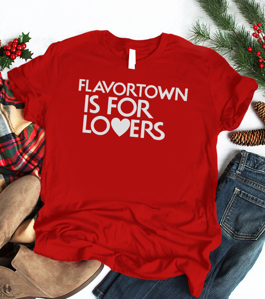 Guy Fieri Flavortown Is For Lovers Heart T-Shirt
