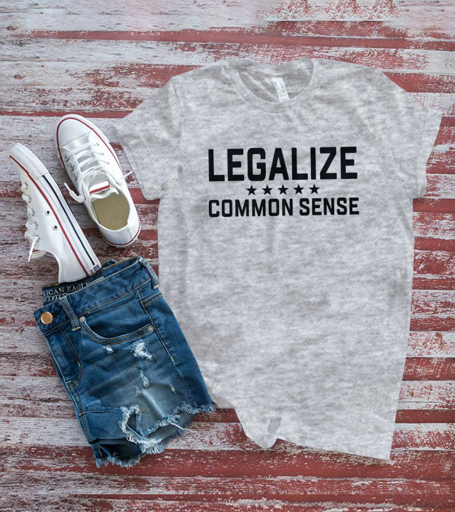 Hodgetwins Merch Legalize Common Sense Stars T-Shirt