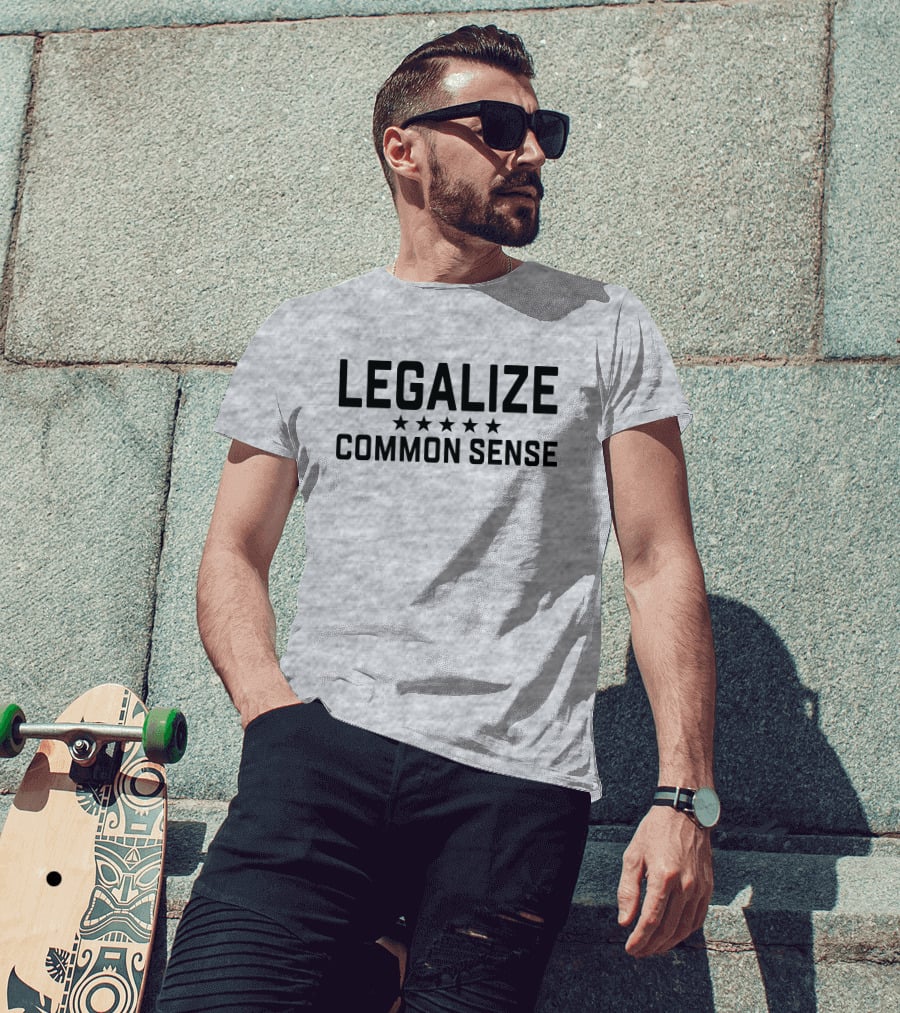 Hodgetwins Merch Legalize Common Sense Stars T-Shirt