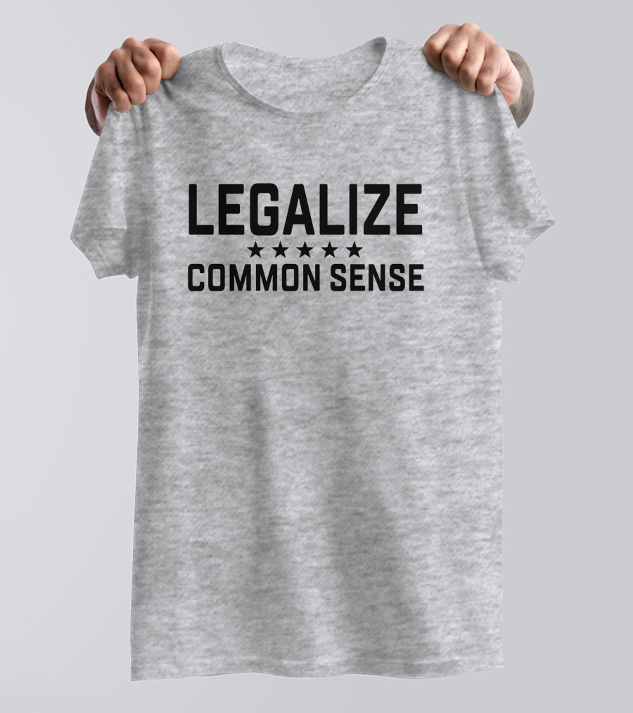 Hodgetwins Merch Legalize Common Sense Stars T-Shirt