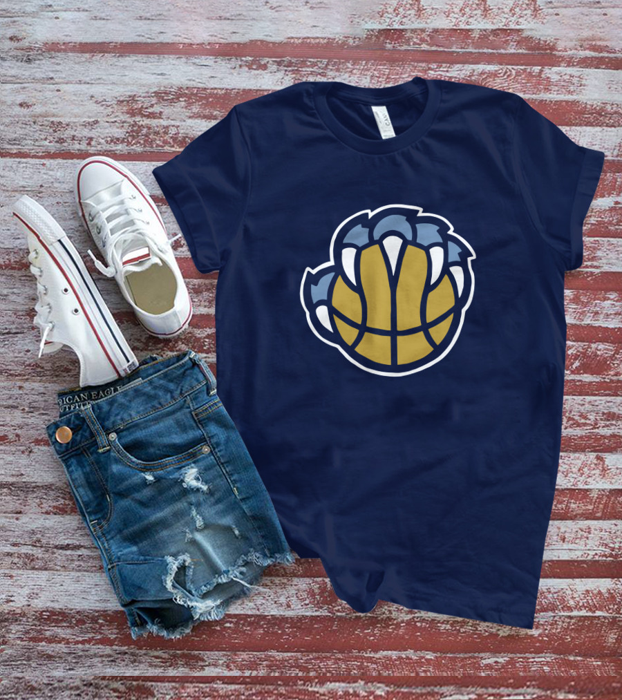 Homage Shop Memphis Grizzlies Molly Morrison Basketball Claw T-Shirt