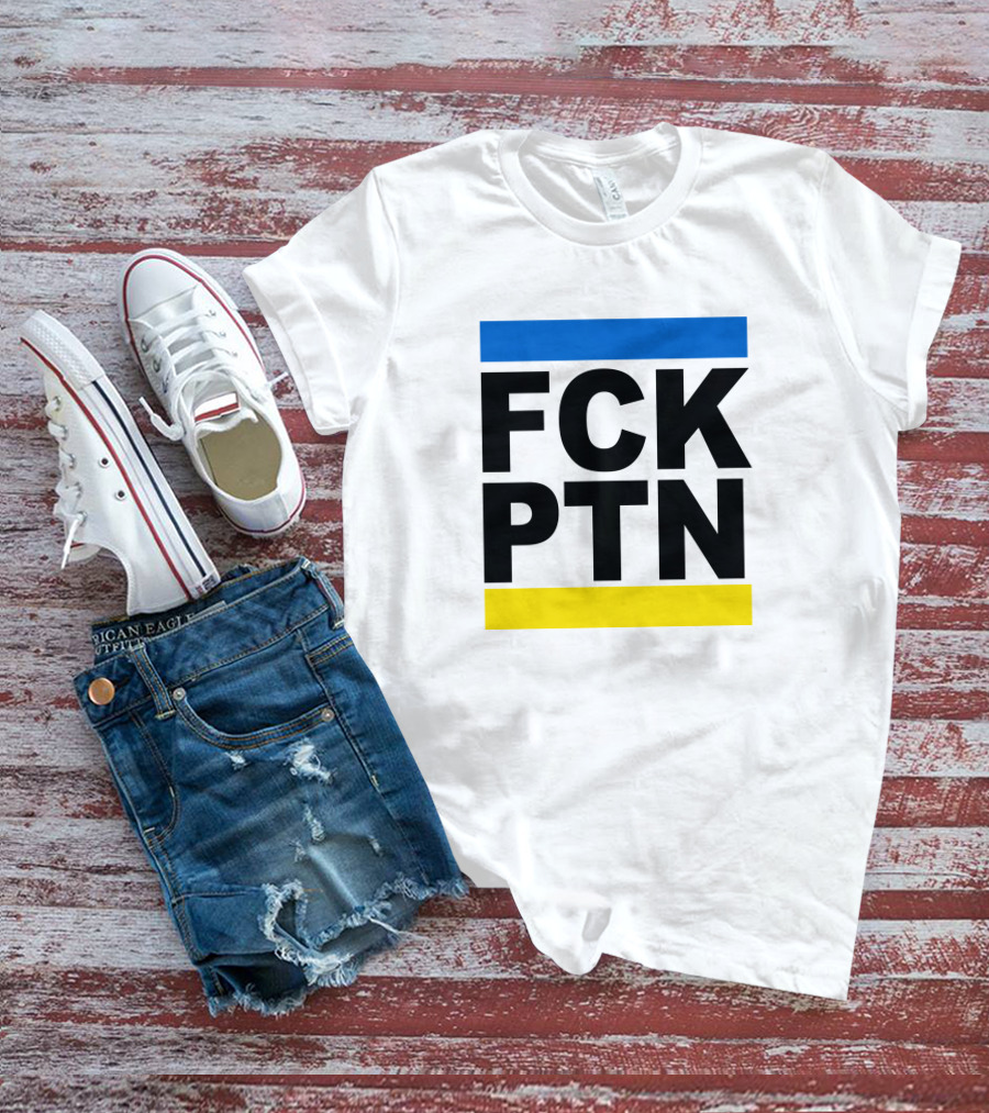 FCK PTN Blue Yellow Stripes T-Shirt
