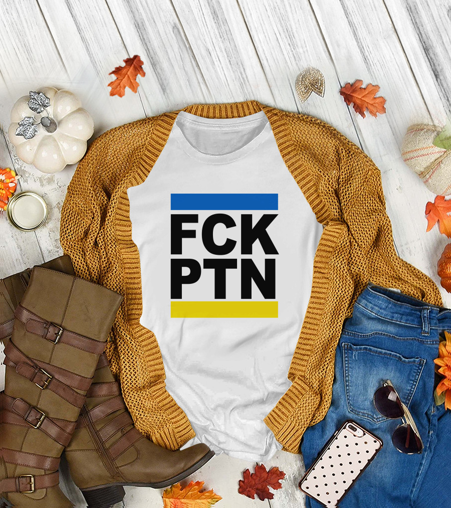 FCK PTN Blue Yellow Stripes T-Shirt