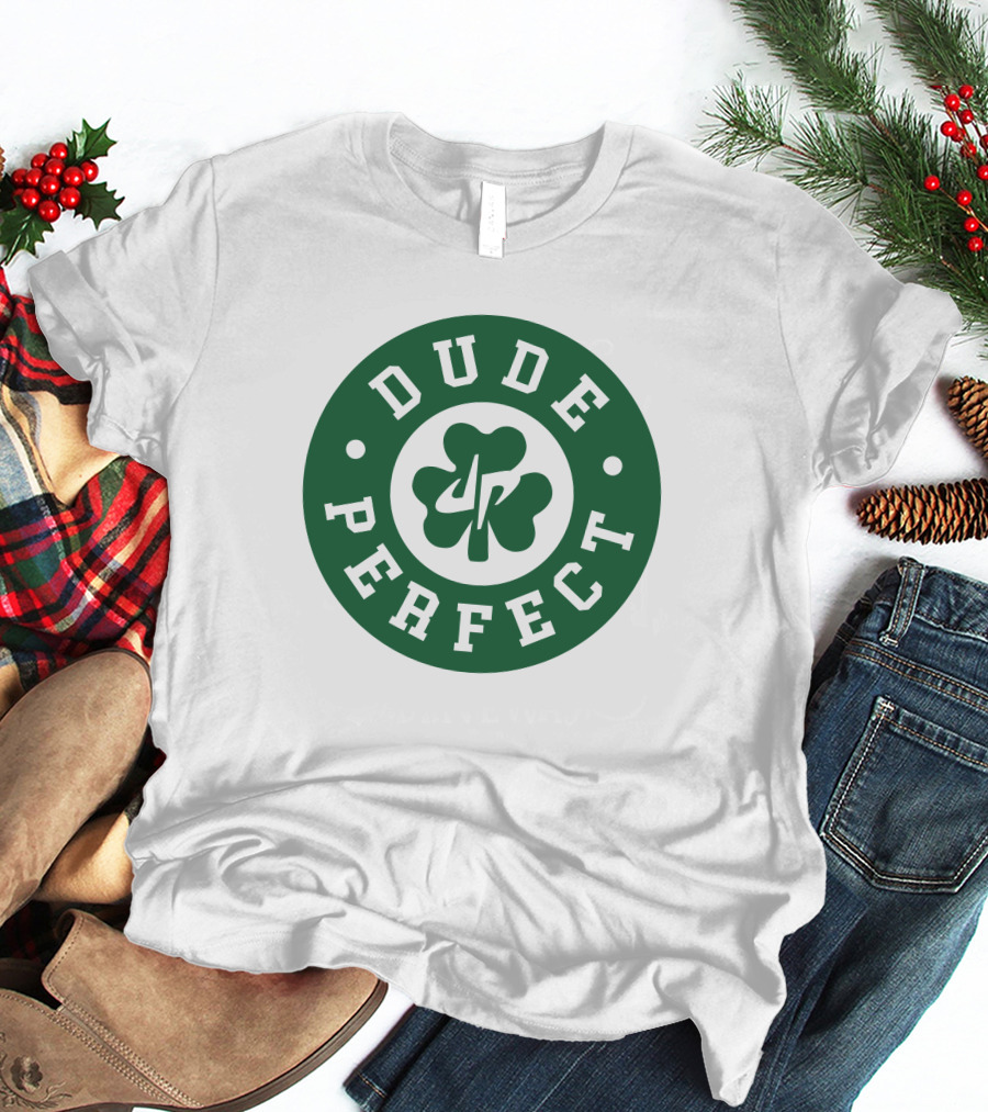Dude Perfect Clover Logo Luck Merchandise T-Shirt