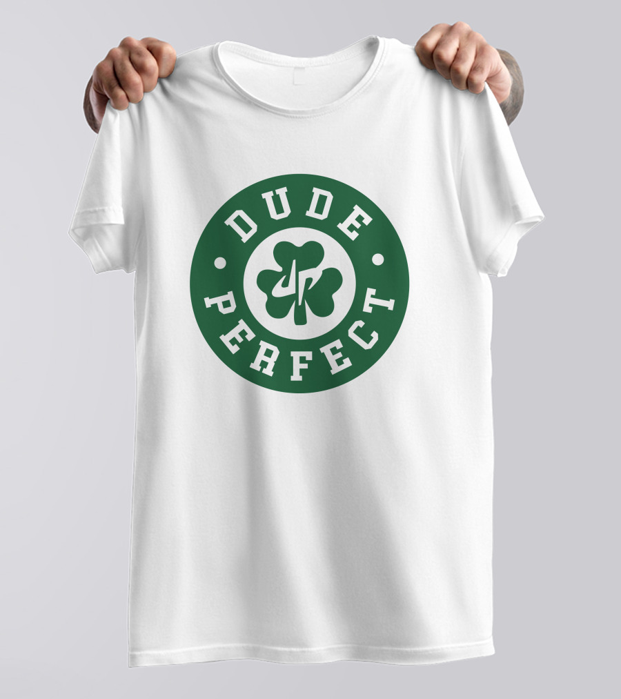 Dude Perfect Clover Logo Luck Merchandise T-Shirt