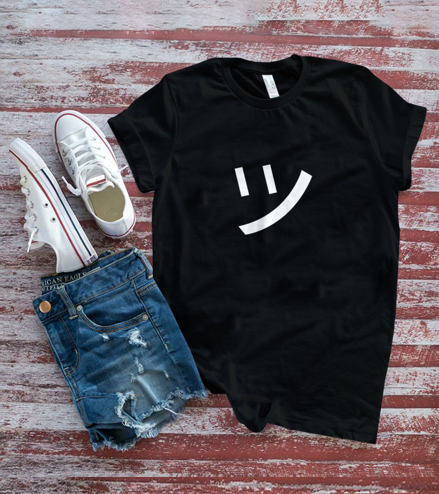 Kelly Wakasa Merch Minimalist Smiley Face T-Shirt