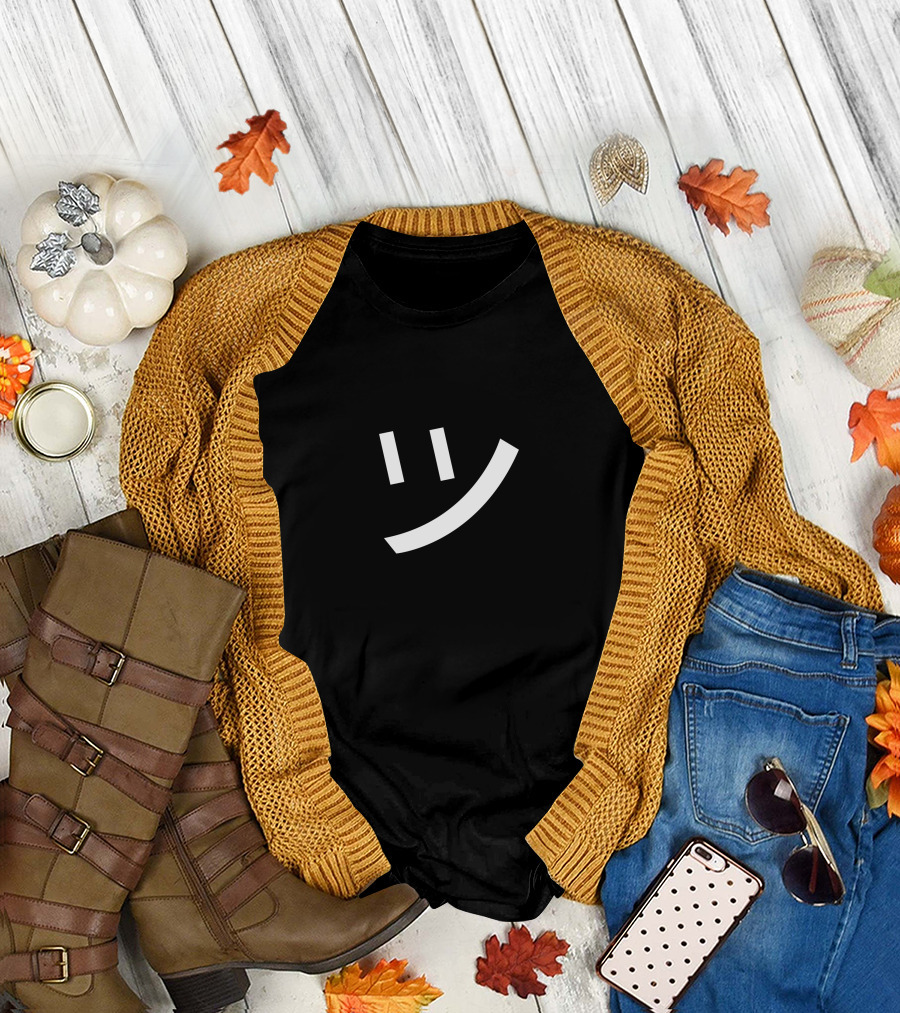Kelly Wakasa Merch Minimalist Smiley Face T-Shirt