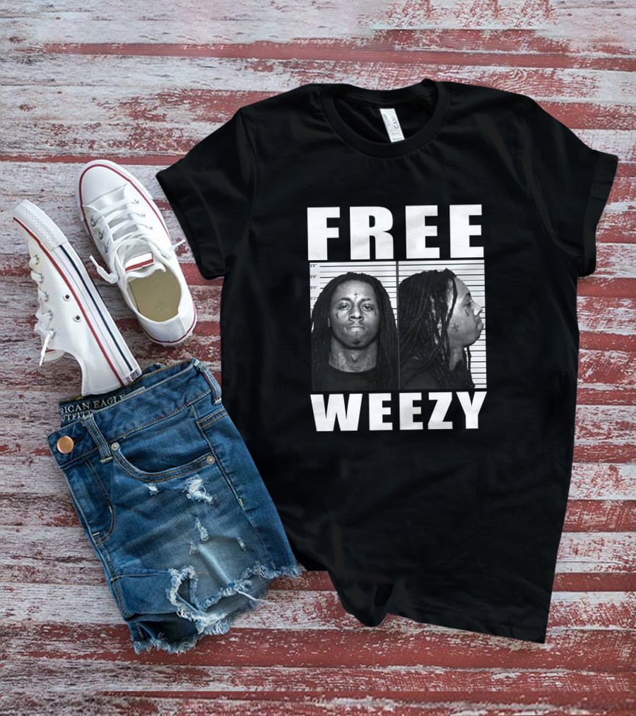 Lil Wayne Free Weezy Mugshot T-Shirt