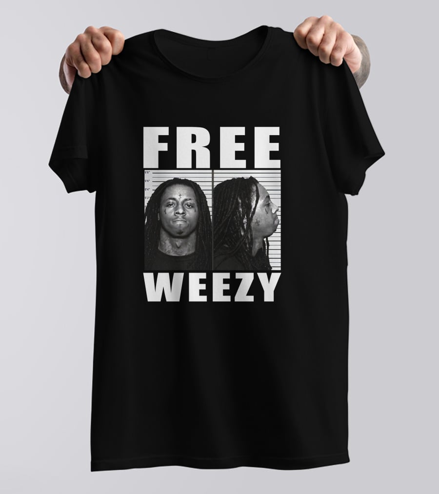 Lil Wayne Free Weezy Mugshot T-Shirt