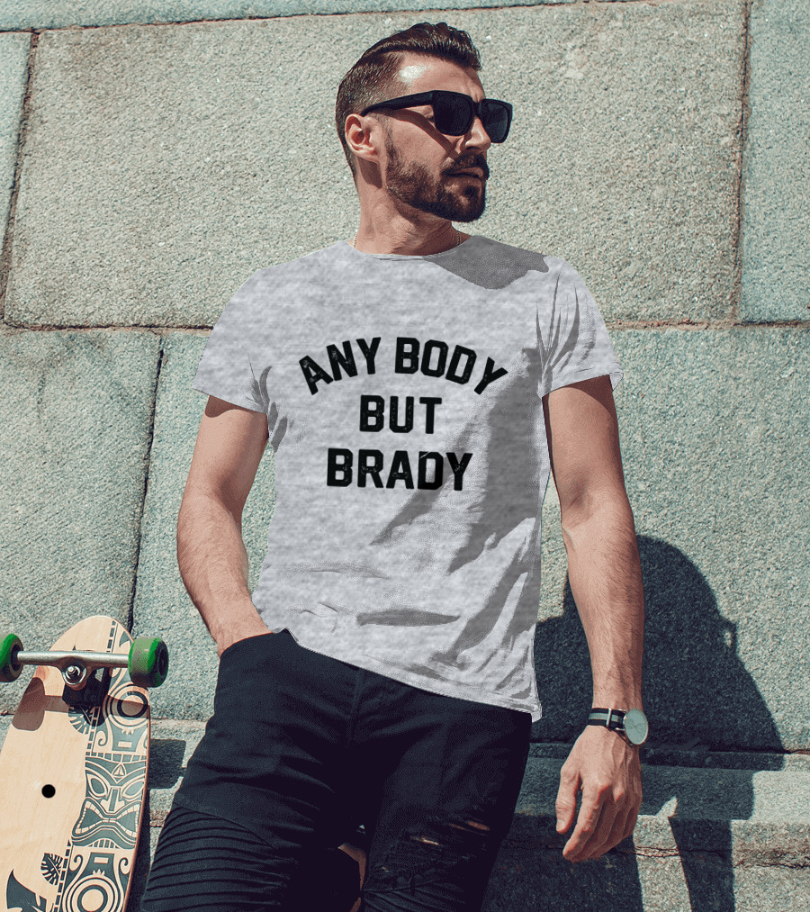 Steel City Anybody But Brady Football Fan Pittsburgh Dad T-Shirt