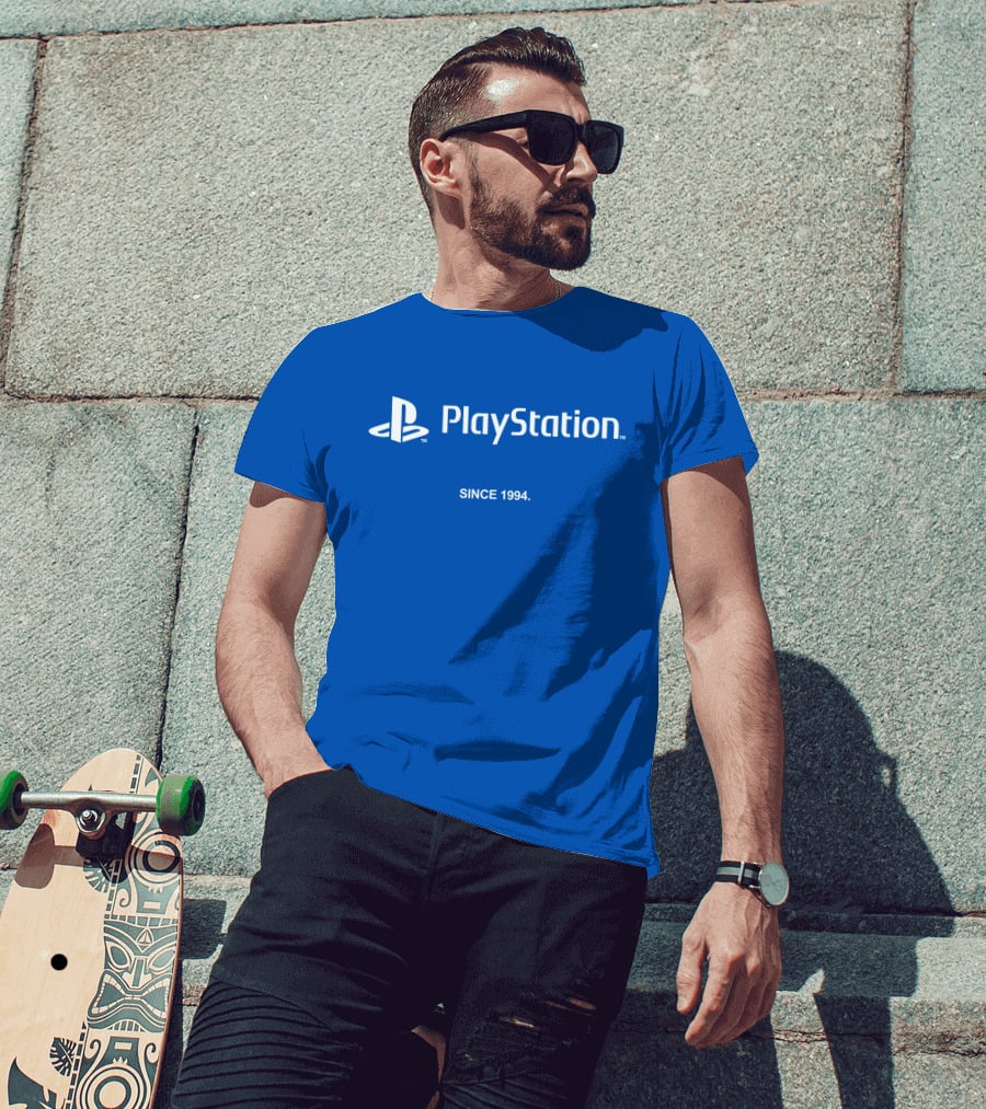 PlayStation Logo Since 1994 George Mnguni T-Shirt