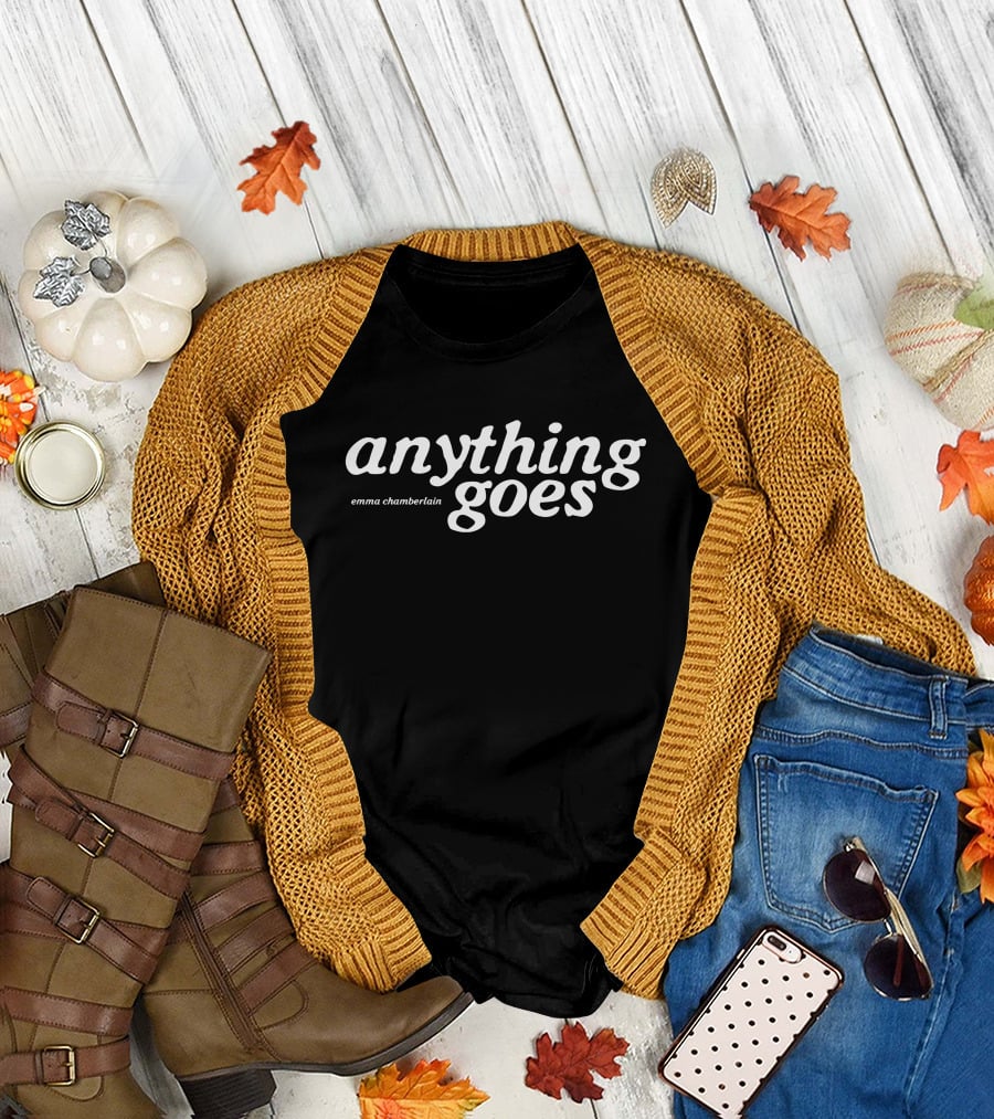 Emma Chamberlain Anything Goes Merch Collection T-Shirt