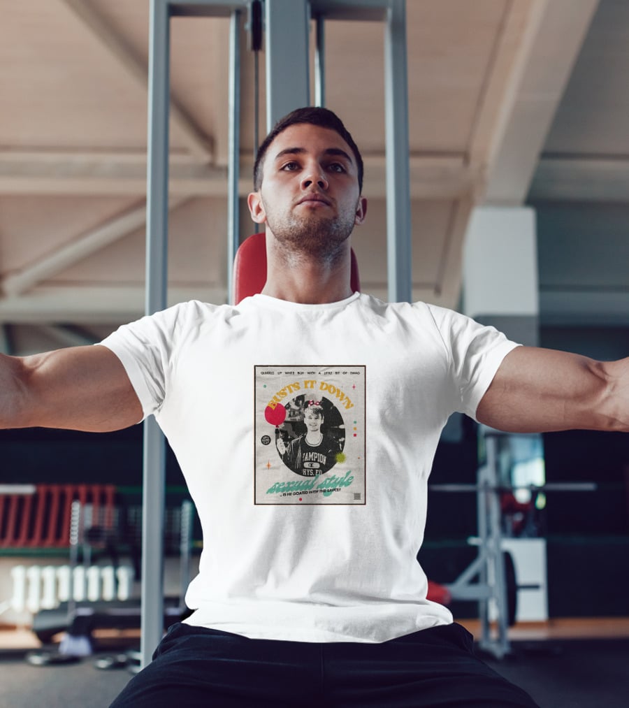 Busts It Down Sexual Style Quirked Up White Boy With A Little Bit Of Swag T-Shirt