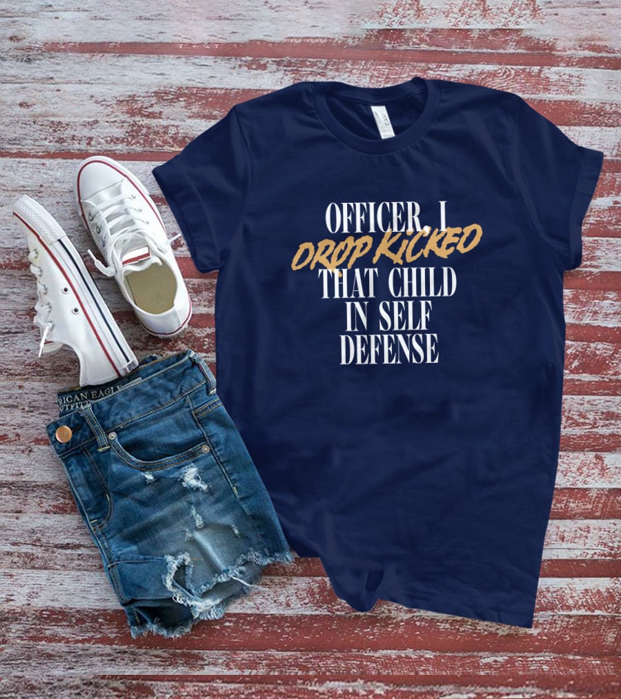 Technoblade Merch Officer I Drop Kicked That Child In Self Defense T-Shirt