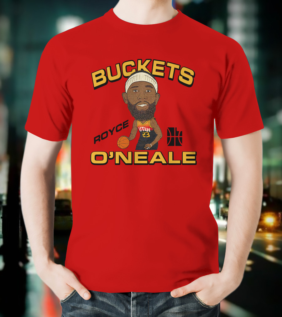 Buckets O'Neale Royce Utah Jazz Team Homage Merch T-Shirt