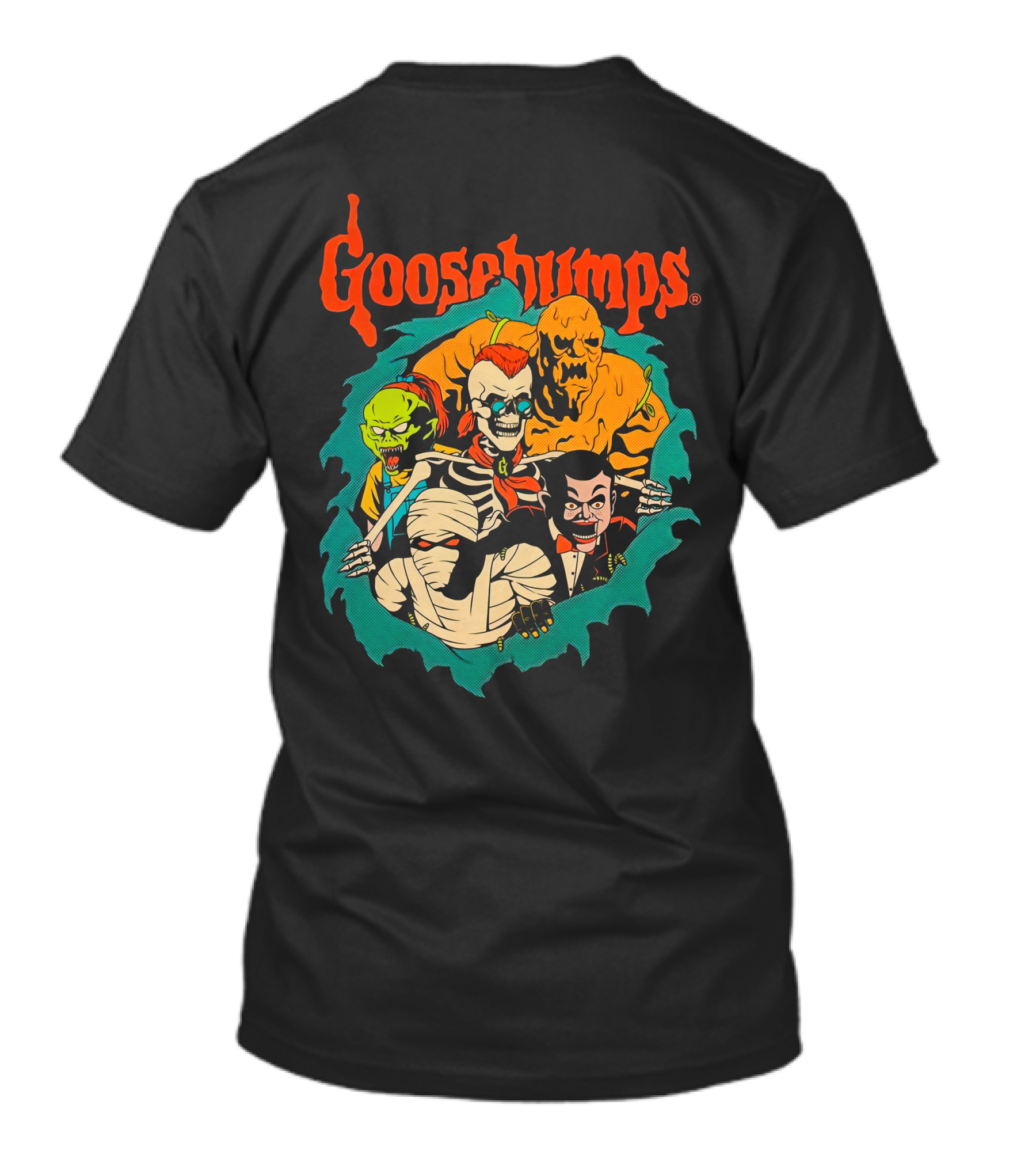 Goosebumps Creepy Co Mummy Monsters Retro Horror T-Shirt