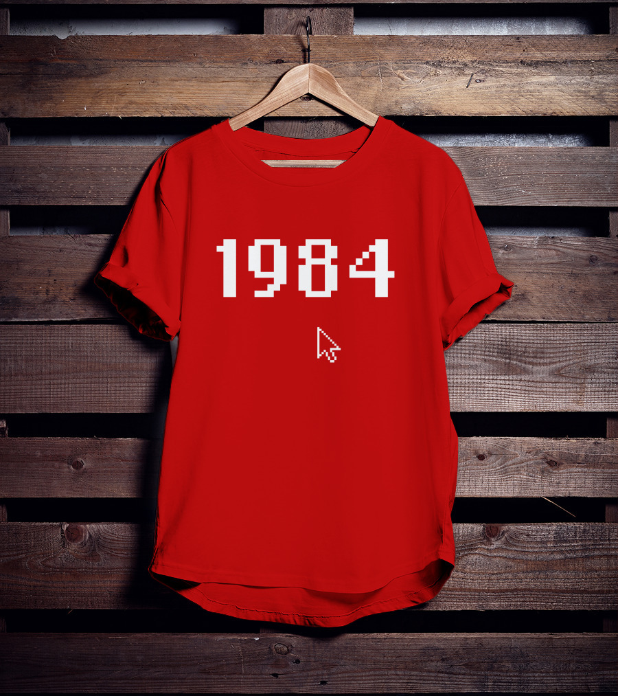 Macrumors Throwboy Apple 1984 Pixel Cursor T-Shirt