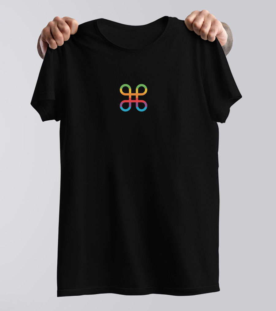Macrumors Throwboy Rainbow Apple Command T-Shirt