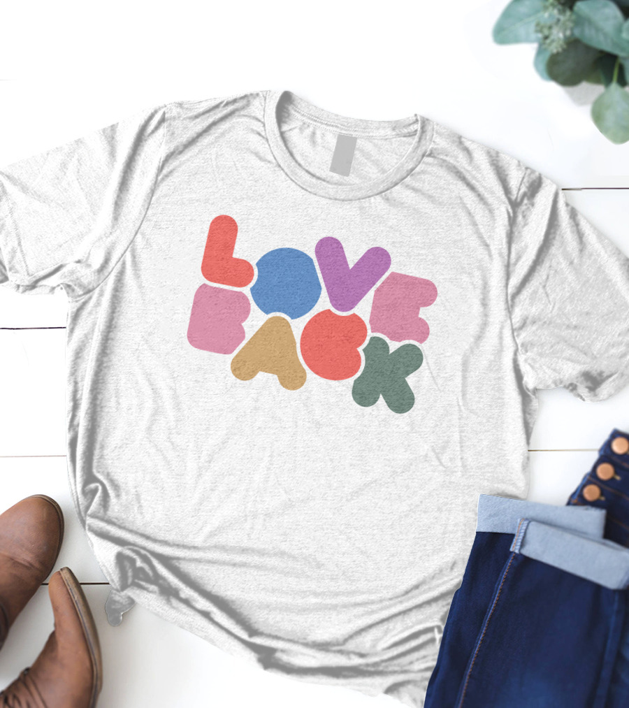 Love Back Merch Why Don't We Love Back Multicolor Bubbles T-Shirt