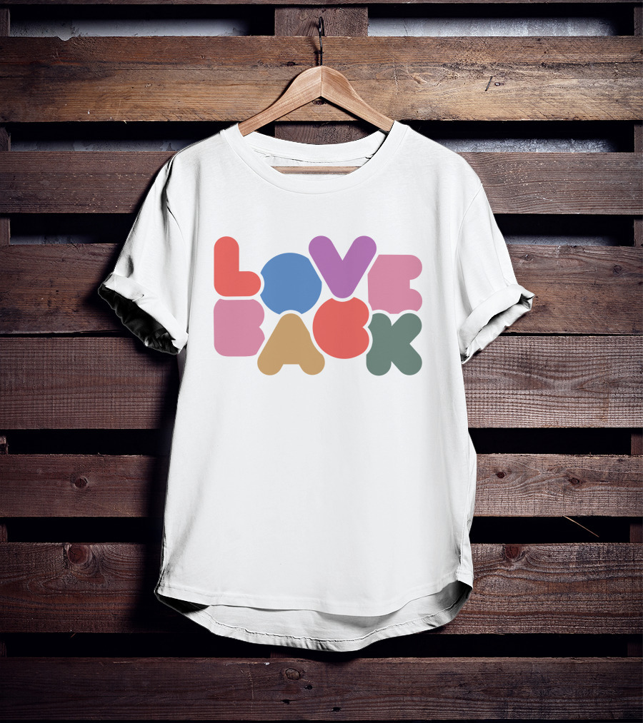 Love Back Merch Why Don't We Love Back Multicolor Bubbles T-Shirt