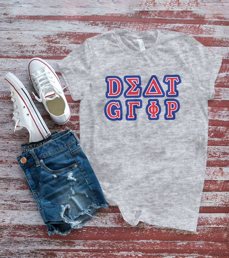 Hellomerch Death Grips Merch College Heather Grey Delta Sigma Theta Gamma Phi Rho T-Shirt