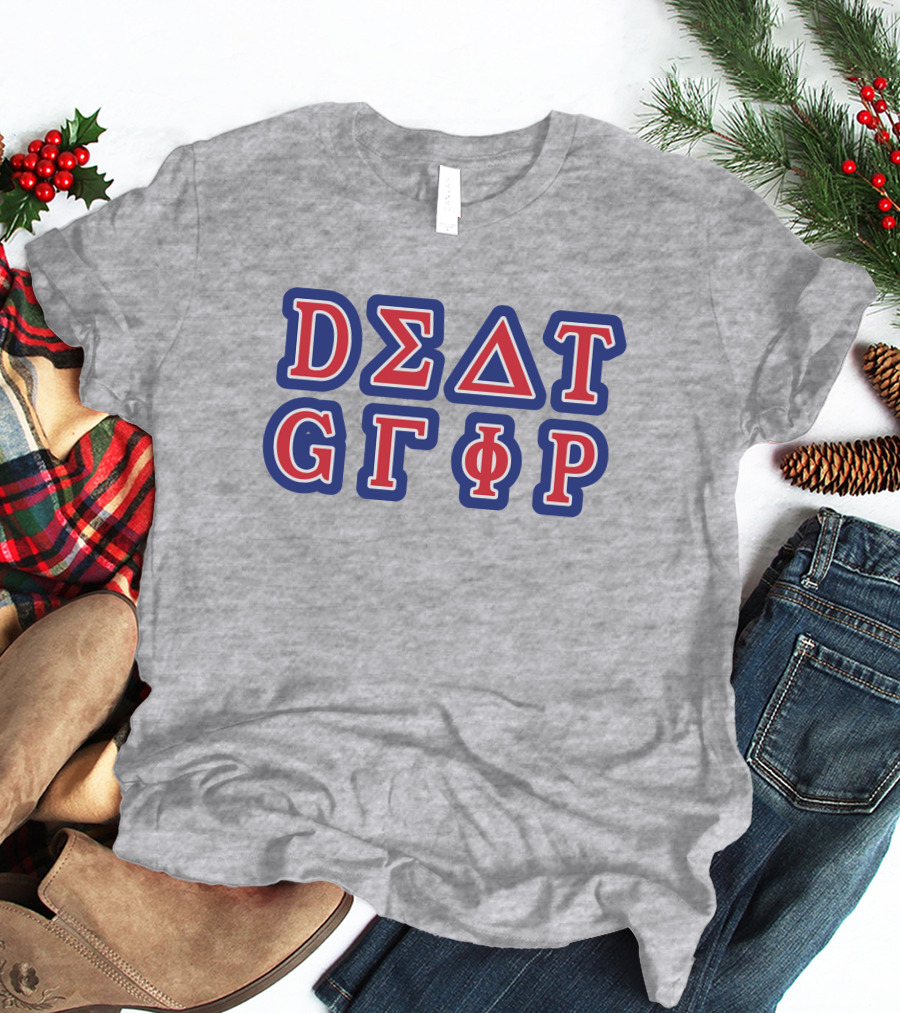 Hellomerch Death Grips Merch College Heather Grey Delta Sigma Theta Gamma Phi Rho T-Shirt