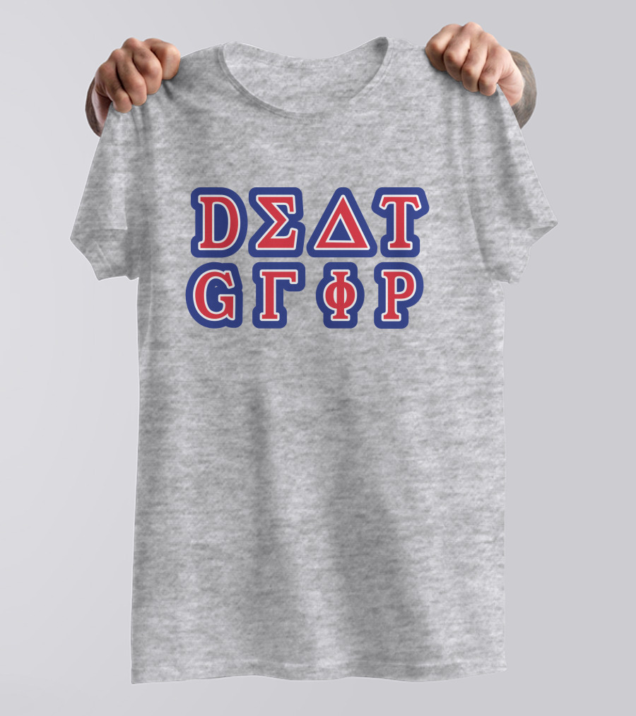 Hellomerch Death Grips Merch College Heather Grey Delta Sigma Theta Gamma Phi Rho T-Shirt