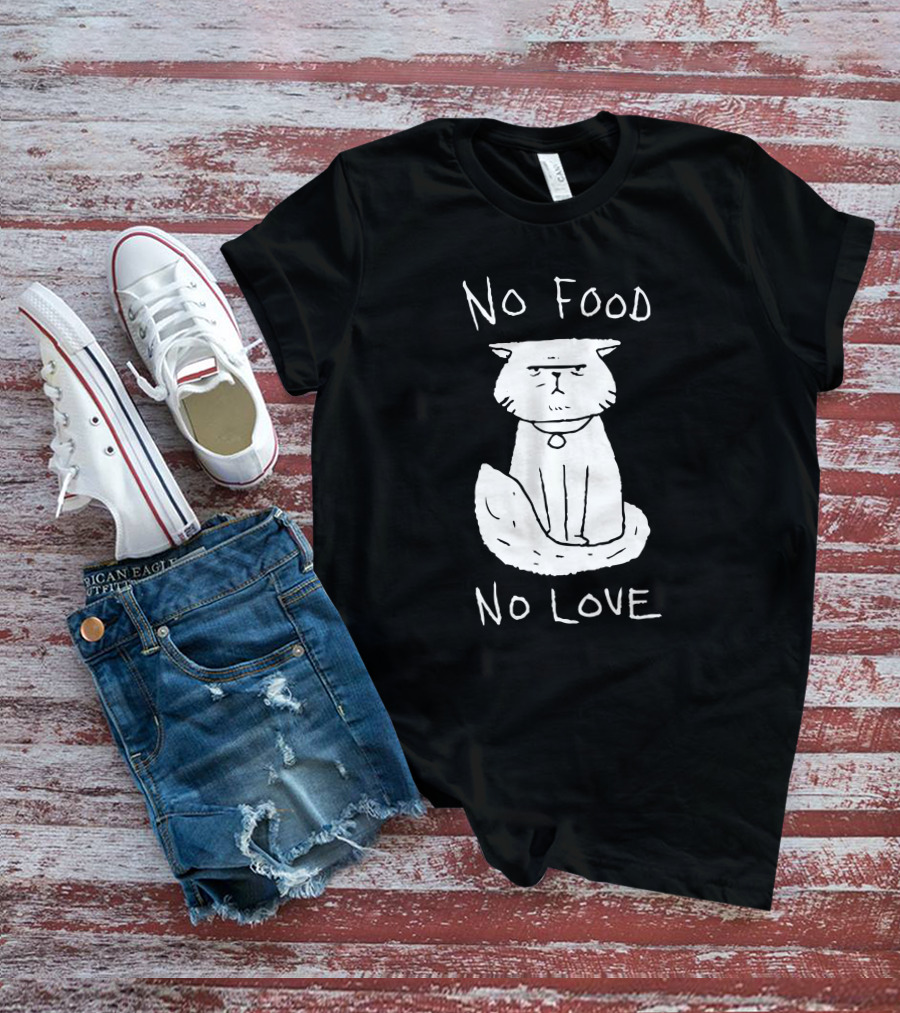 Dead By Daylight Meg's Cat No Food No Love Fostering Merch T-Shirt