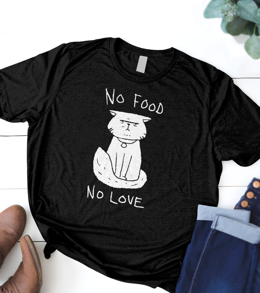 Dead By Daylight Meg's Cat No Food No Love Fostering Merch T-Shirt