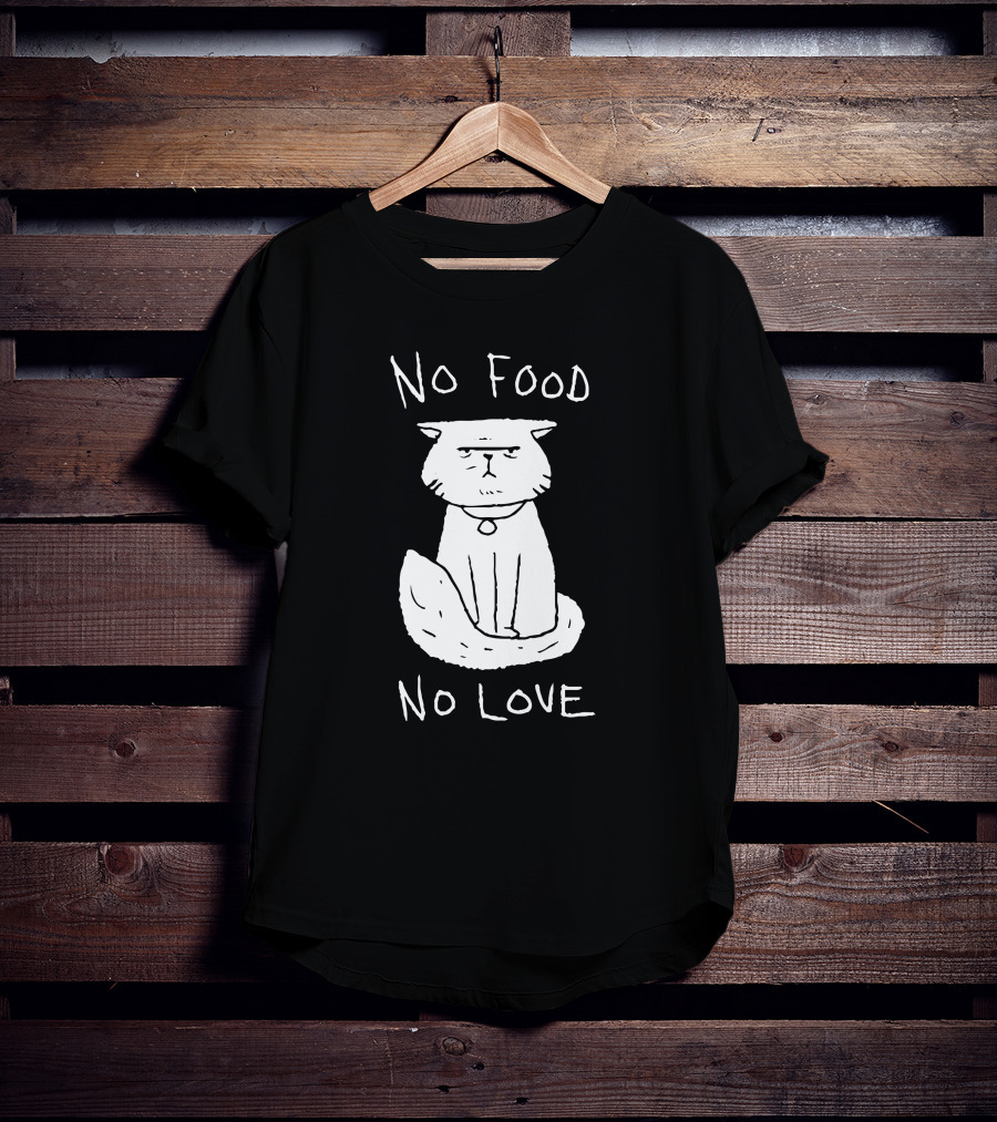 Dead By Daylight Meg's Cat No Food No Love Fostering Merch T-Shirt